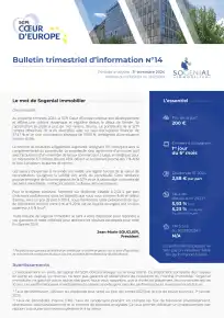 Bulletin trimestriel - 3ème trimestre 2024
