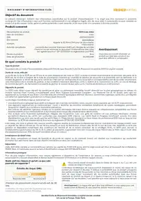 Informations clés (DIC) - 2025
