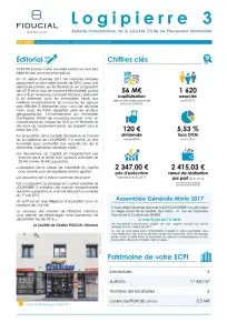 Bulletin trimestriel - 1er trimestre 2017