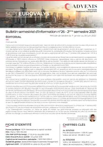 Bulletin semestriel - 2nd semestre 2021