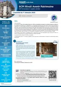 Bulletin trimestriel - 1er trimestre 2023