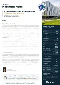 Bulletin trimestriel - 2ème trimestre 2025