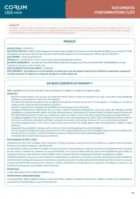 Information clé (DIC) - 2024