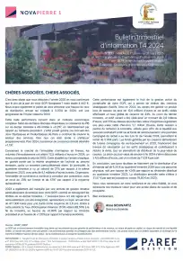 Bulletin trimestriel - 4ème trimestre 2024