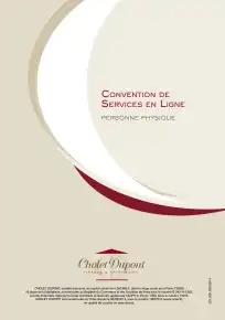Convention service en ligne