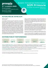 Bulletin trimestriel - 3ème trimestre 2025