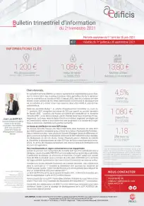 Bulletin trimestriel - 2ème trimestre 2021